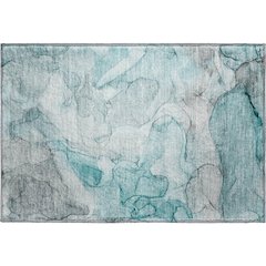 Premium Machine Washable Mayfield  Teal 1'8" x 2'6" Rug