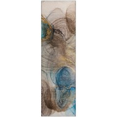 Premium Machine Washable Mayfield  Beige 2'3" x 7'6" Runner Rug
