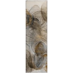 Premium Machine Washable Mayfield  Brown 2'3" x 7'6" Runner Rug