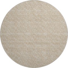 Premium Machine Washable Mayfield  Beige 8' x 8' Round Rug