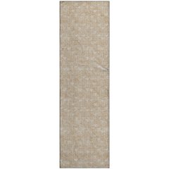 Premium Machine Washable Mayfield  Beige 2'3" x 7'6" Runner Rug