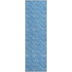 Premium Machine Washable Mayfield  Blue 2'3" x 7'6" Runner Rug
