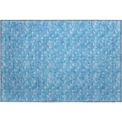 Premium Machine Washable Mayfield  Blue 1'8" x 2'6" Rug
