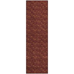 Premium Machine Washable Mayfield  Burgundy 2'3" x 7'6" Runner Rug