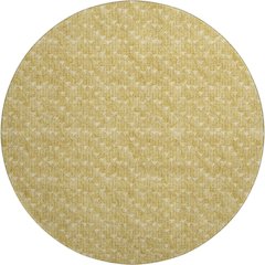 Premium Machine Washable Mayfield  Gold 8' x 8' Round Rug