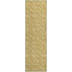 Premium Machine Washable Mayfield  Gold 2'3" x 7'6" Runner Rug