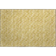 Premium Machine Washable Mayfield  Gold 1'8" x 2'6" Rug