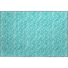 Premium Machine Washable Mayfield  Teal 1'8" x 2'6" Rug