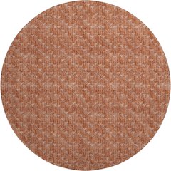 Premium Machine Washable Mayfield  Terracotta 8' x 8' Round Rug
