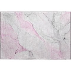 Premium Machine Washable Mayfield  Pink 1'8" x 2'6" Rug