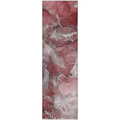 Premium Machine Washable Mayfield  Merlot 2'3" x 7'6" Runner Rug