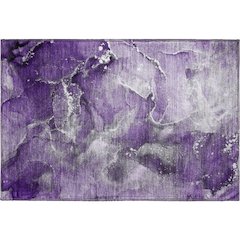 Premium Machine Washable Mayfield  Purple 1'8" x 2'6" Rug