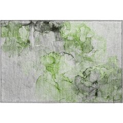 Premium Machine Washable Mayfield  Green 1'8" x 2'6" Rug