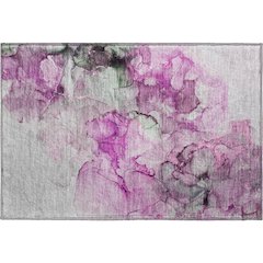 Premium Machine Washable Mayfield  Pink 1'8" x 2'6" Rug
