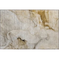 Premium Machine Washable Mayfield  Beige 1'8" x 2'6" Rug