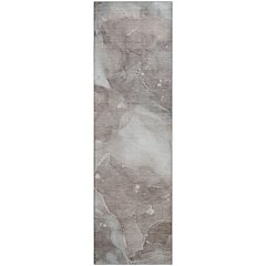 Premium Machine Washable Mayfield  Taupe 2'3" x 7'6" Runner Rug