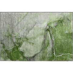Premium Machine Washable Mayfield  Olive 1'8" x 2'6" Rug