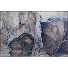 Premium Machine Washable Mayfield  Navy 1'8" x 2'6" Rug