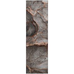 Premium Machine Washable Mayfield  Peach 2'3" x 7'6" Runner Rug