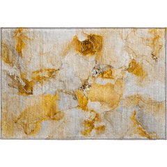 Premium Machine Washable Mayfield  Orange 1'8" x 2'6" Rug