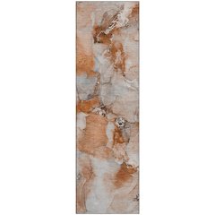Premium Machine Washable Mayfield  Paprika 2'3" x 7'6" Runner Rug