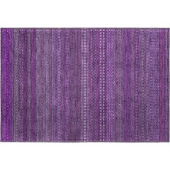 Premium Machine Washable Mayfield  Eggplant 1'8" x 2'6" Rug