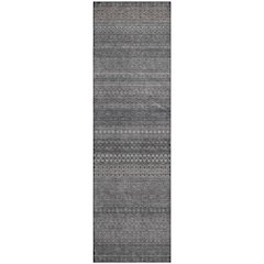 Premium Machine Washable Mayfield  Gray 2'3" x 7'6" Runner Rug