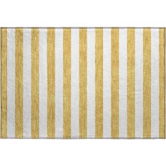 Premium Machine Washable Mayfield  Gold 1'8" x 2'6" Rug