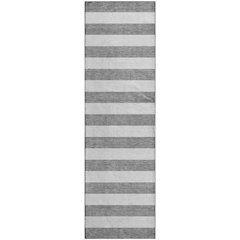 Premium Machine Washable Mayfield  Gray 2'3" x 7'6" Runner Rug