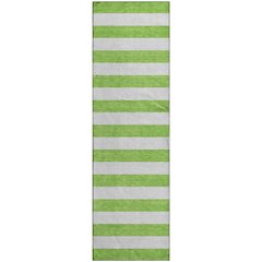 Premium Machine Washable Mayfield  Lime 2'3" x 7'6" Runner Rug