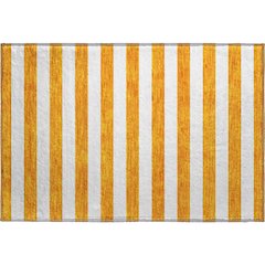Premium Machine Washable Mayfield  Orange 1'8" x 2'6" Rug