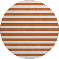 Premium Machine Washable Mayfield  Paprika 8' x 8' Round Rug
