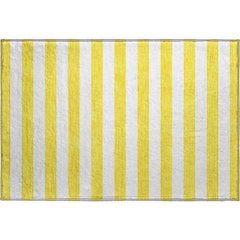 Premium Machine Washable Mayfield  Yellow 1'8" x 2'6" Rug