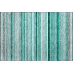 Premium Machine Washable Mayfield  Aqua 1'8" x 2'6" Rug