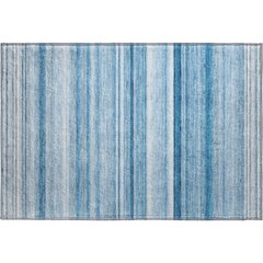Premium Machine Washable Mayfield  Blue 1'8" x 2'6" Rug