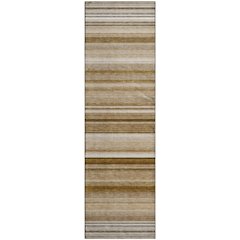 Premium Machine Washable Mayfield  Chocolate 2'3" x 7'6" Runner Rug