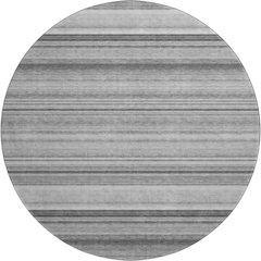 Premium Machine Washable Mayfield  Gray 8' x 8' Round Rug