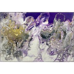 Premium Machine Washable Mayfield  Amethyst 1'8" x 2'6" Rug