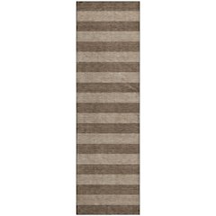 Premium Machine Washable Mayfield  Coffee 2'3" x 7'6" Runner Rug