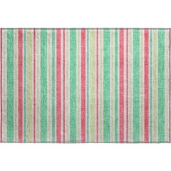 Premium Machine Washable Mayfield  Green 1'8" x 2'6" Rug