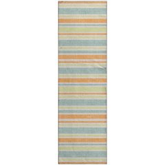 Premium Machine Washable Mayfield  Orange 2'3" x 7'6" Runner Rug