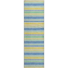 Premium Machine Washable Mayfield  Yellow 2'3" x 7'6" Runner Rug