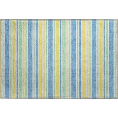 Premium Machine Washable Mayfield  Yellow 1'8" x 2'6" Rug