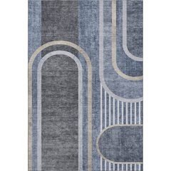 Premium Machine Washable Mayfield  Navy 2'6" x 3'10" Rug