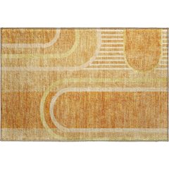 Premium Machine Washable Mayfield  Terracotta 1'8" x 2'6" Rug
