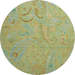 Premium Machine Washable Mayfield  Aloe 8' x 8' Round Rug