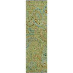 Premium Machine Washable Mayfield  Aloe 2'3" x 7'6" Runner Rug