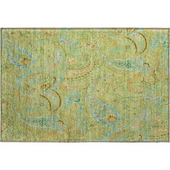 Premium Machine Washable Mayfield  Aloe 1'8" x 2'6" Rug
