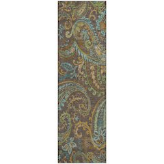 Premium Machine Washable Mayfield  Chocolate 2'3" x 7'6" Runner Rug