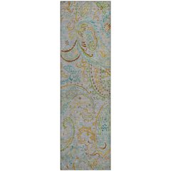 Premium Machine Washable Mayfield  Gray 2'3" x 7'6" Runner Rug